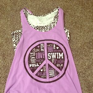 Justice racer back tank